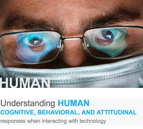 Understanding human cognitive, behavioral, and attitudinal responses when interacting with technology
